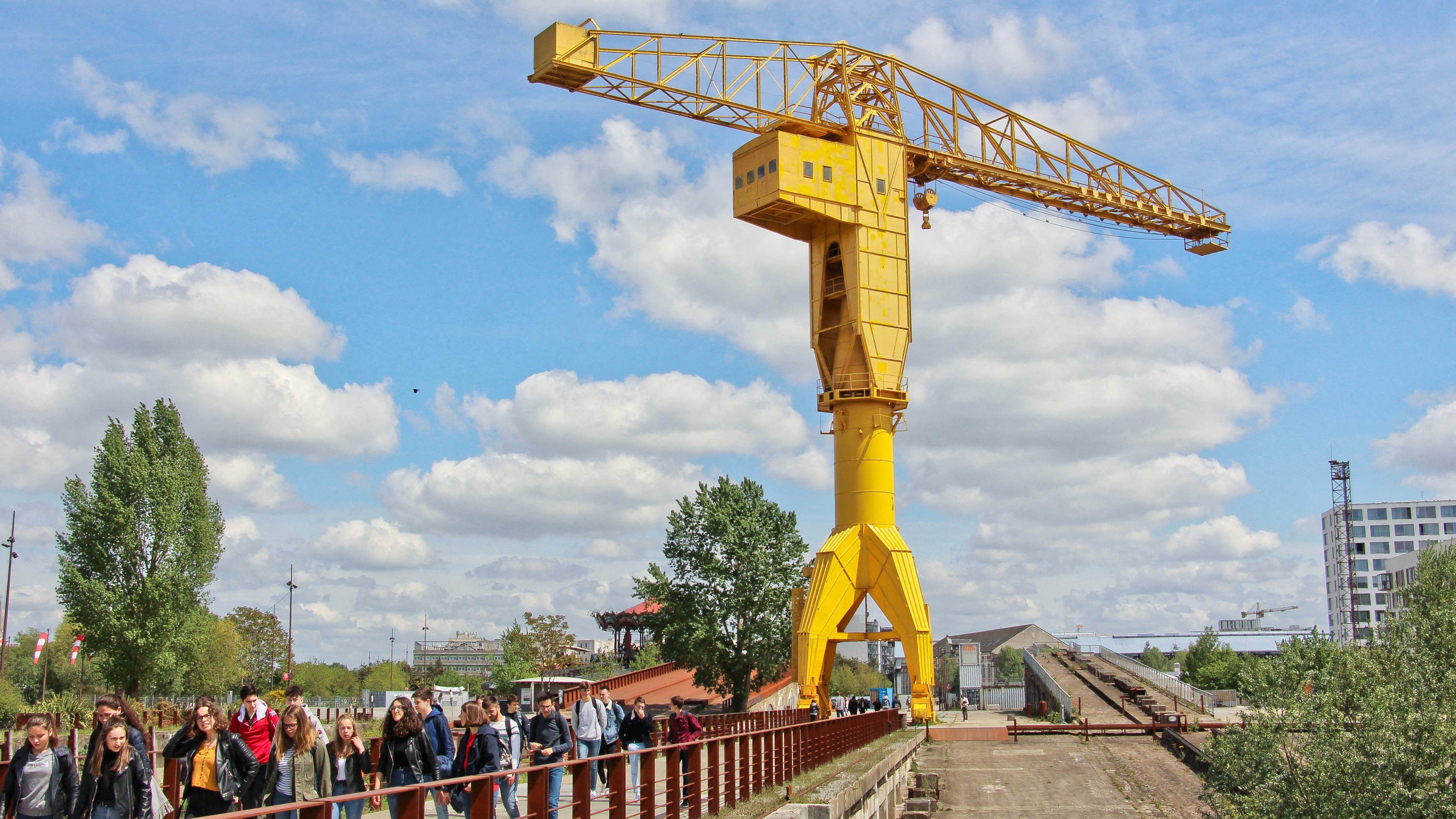 La grande grue de Nantes désormais classée aux monuments historiques