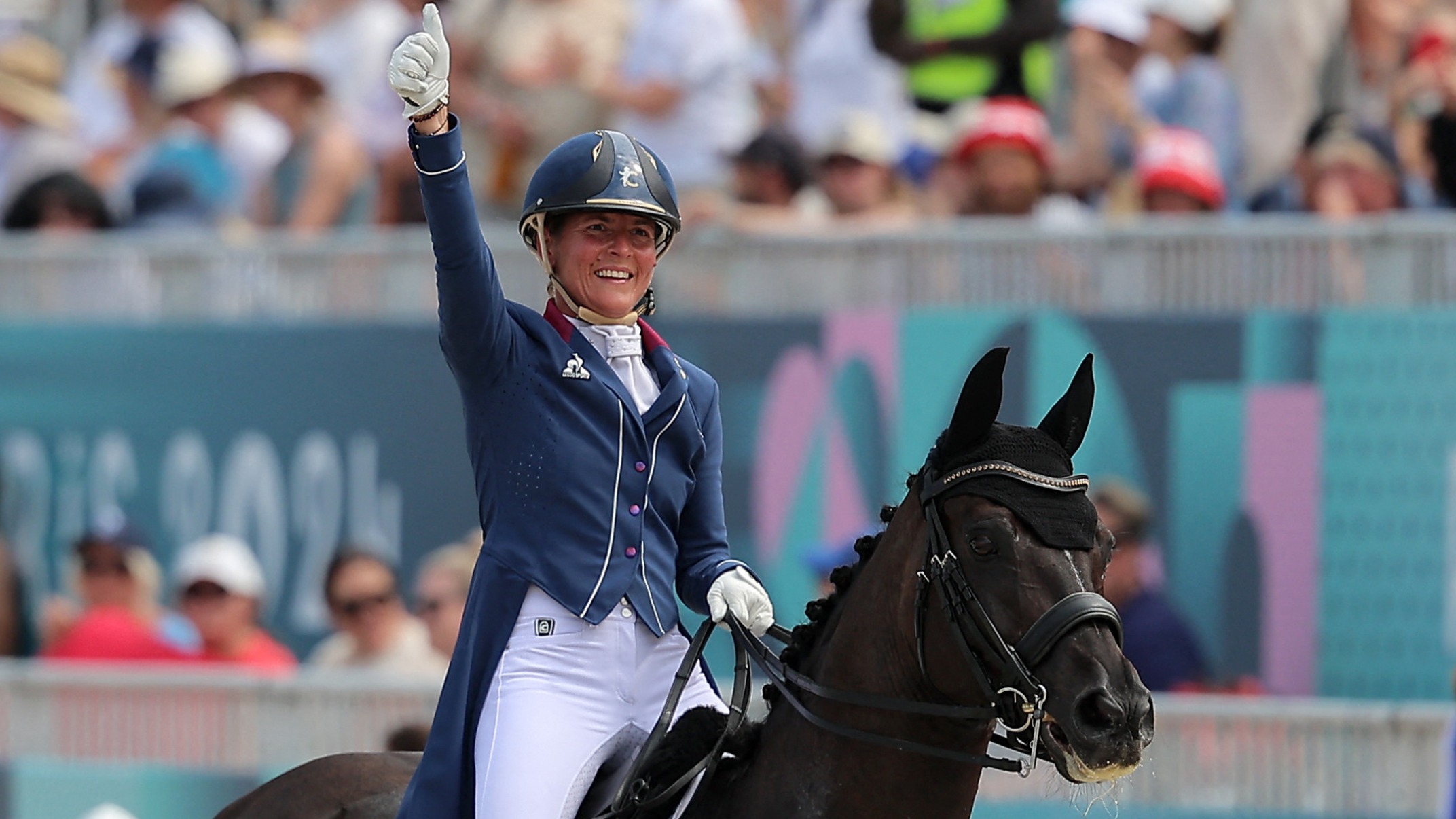 JO - Équitation : Pauline Basquin en finale du dressage, la France aussi