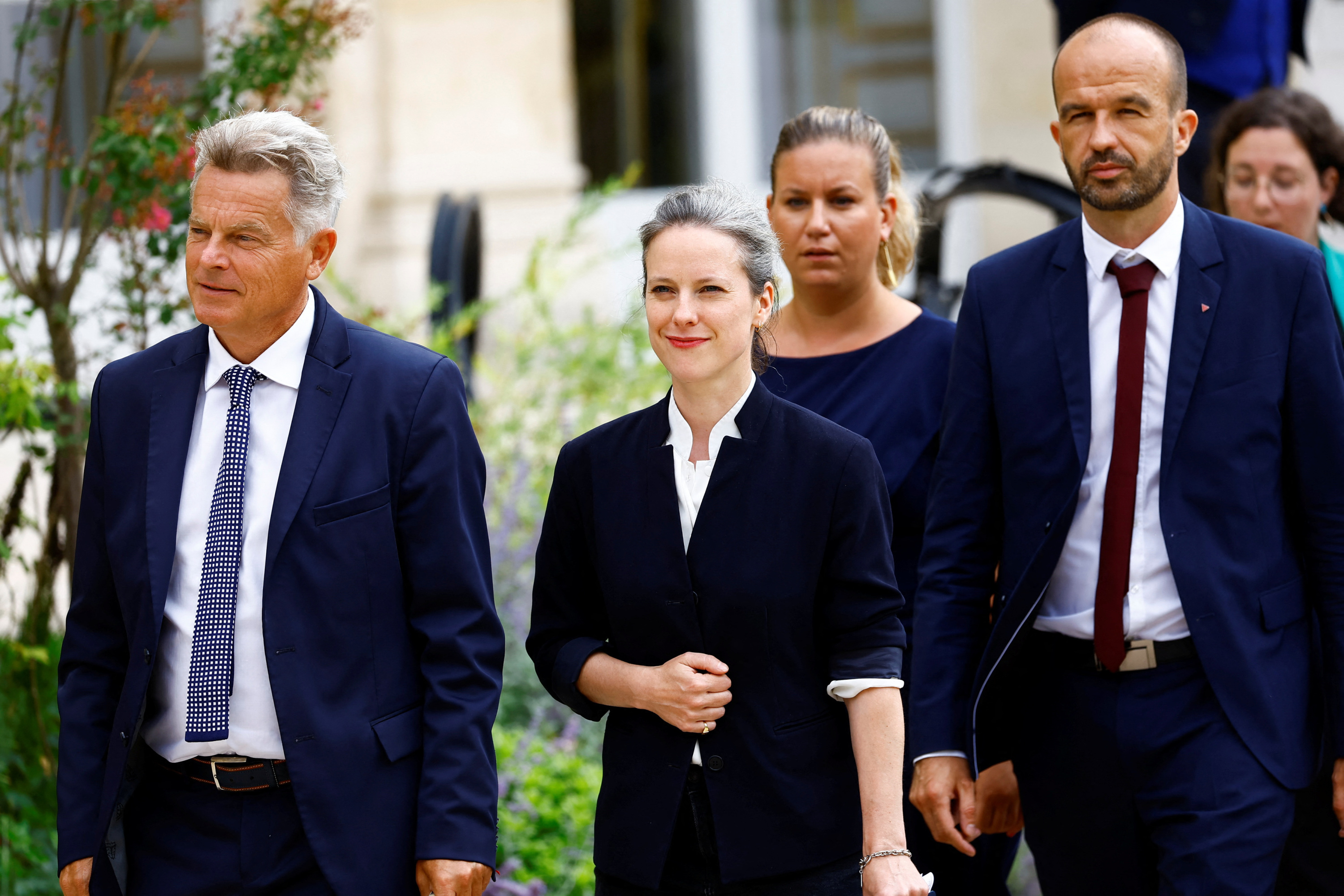 Consultations pour Matignon : Lucie Castets (NFP) «satisfaite» de sa rencontre avec Emmanuel Macron