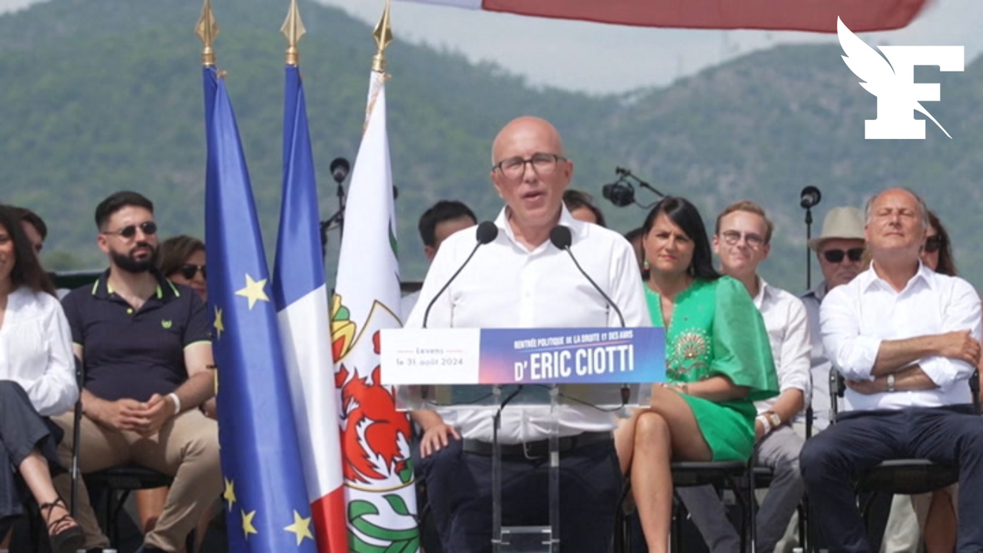 À Levens, Éric Ciotti lance l'Union des droites pour la République