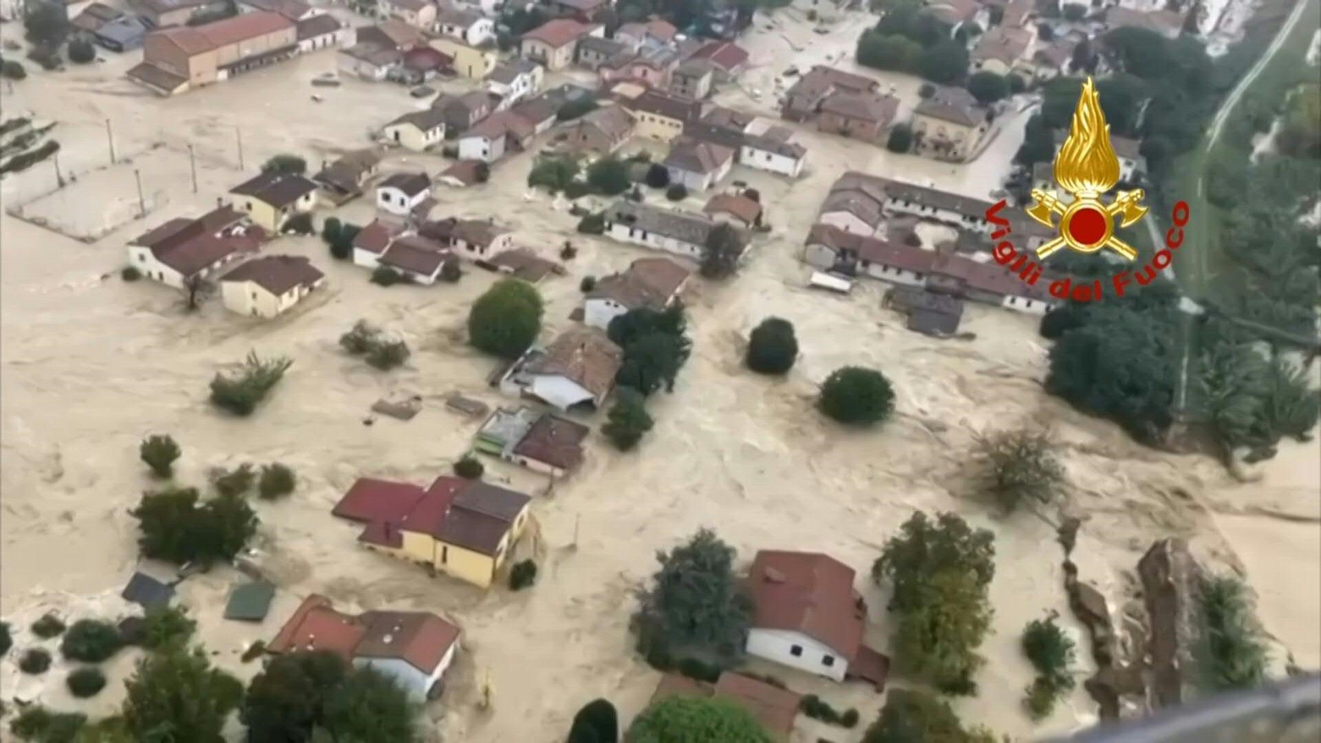 Italie : les images impressionnantes des inondations en Emilie-Romagne