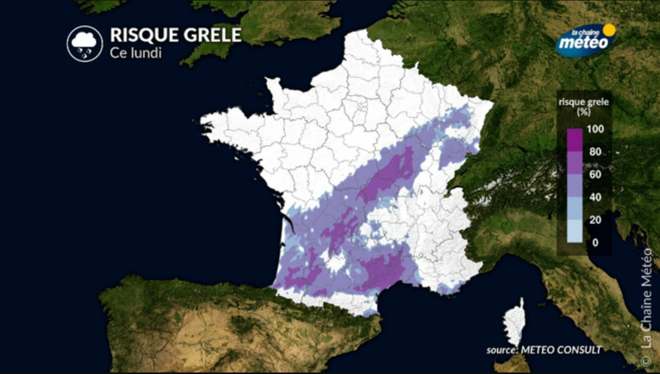 La météo du lundi 7 octobre : les averses et orages s’installent avant de fortes tempêtes mercredi