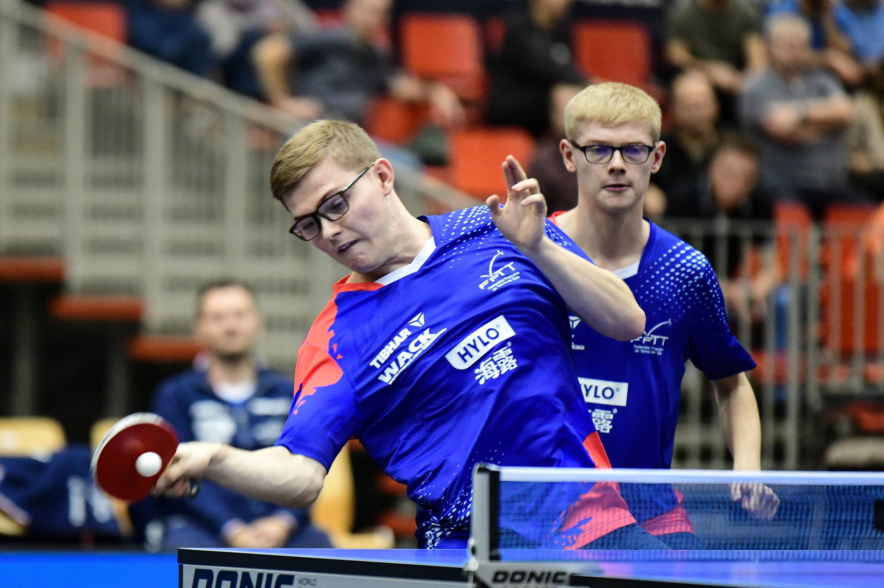 Tennis de table : les frères Lebrun sont champions d’Europe