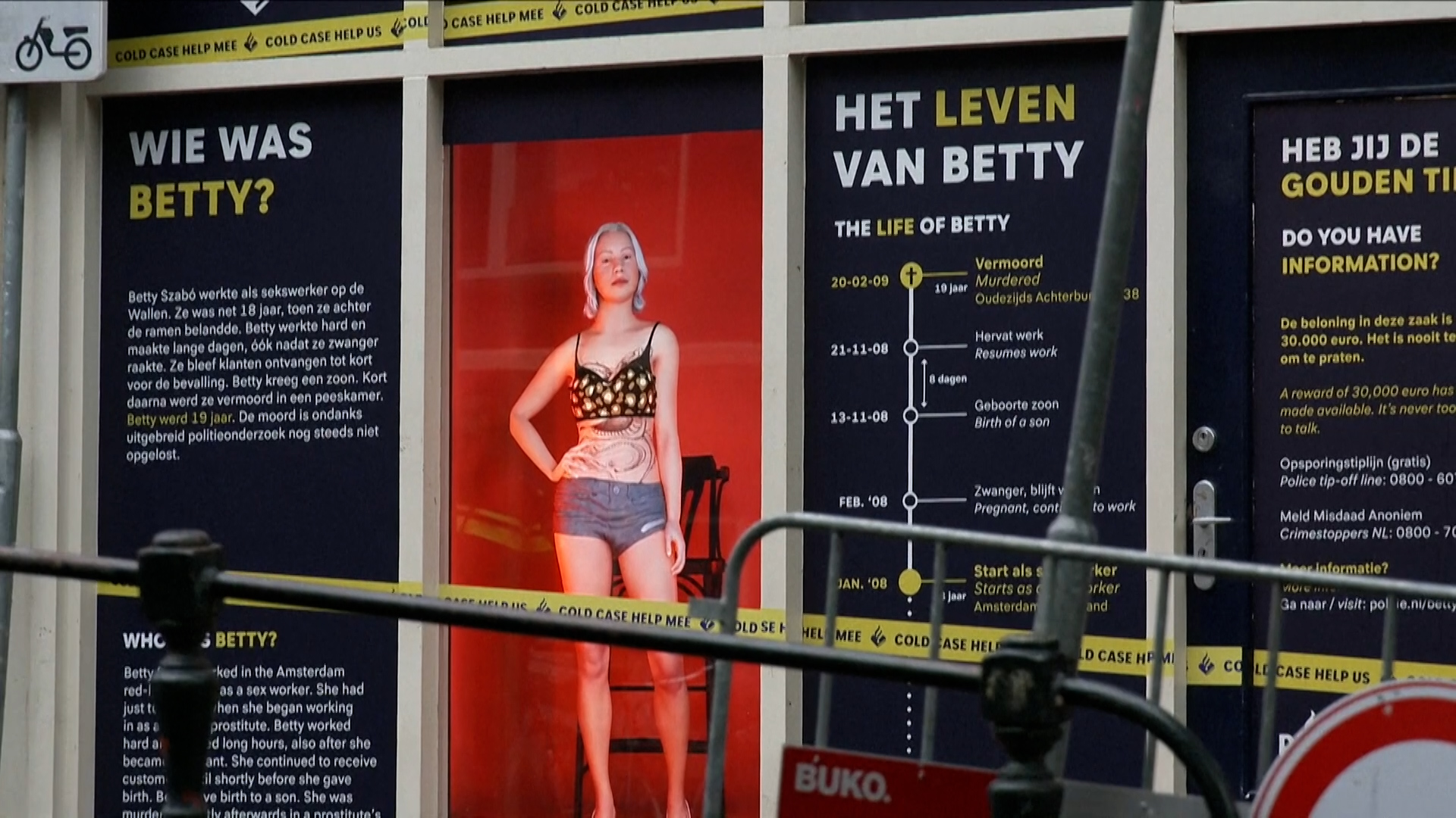 À Amsterdam, la police utilise l’hologramme d’une prostituée pour tenter de résoudre une vieille affaire criminelle