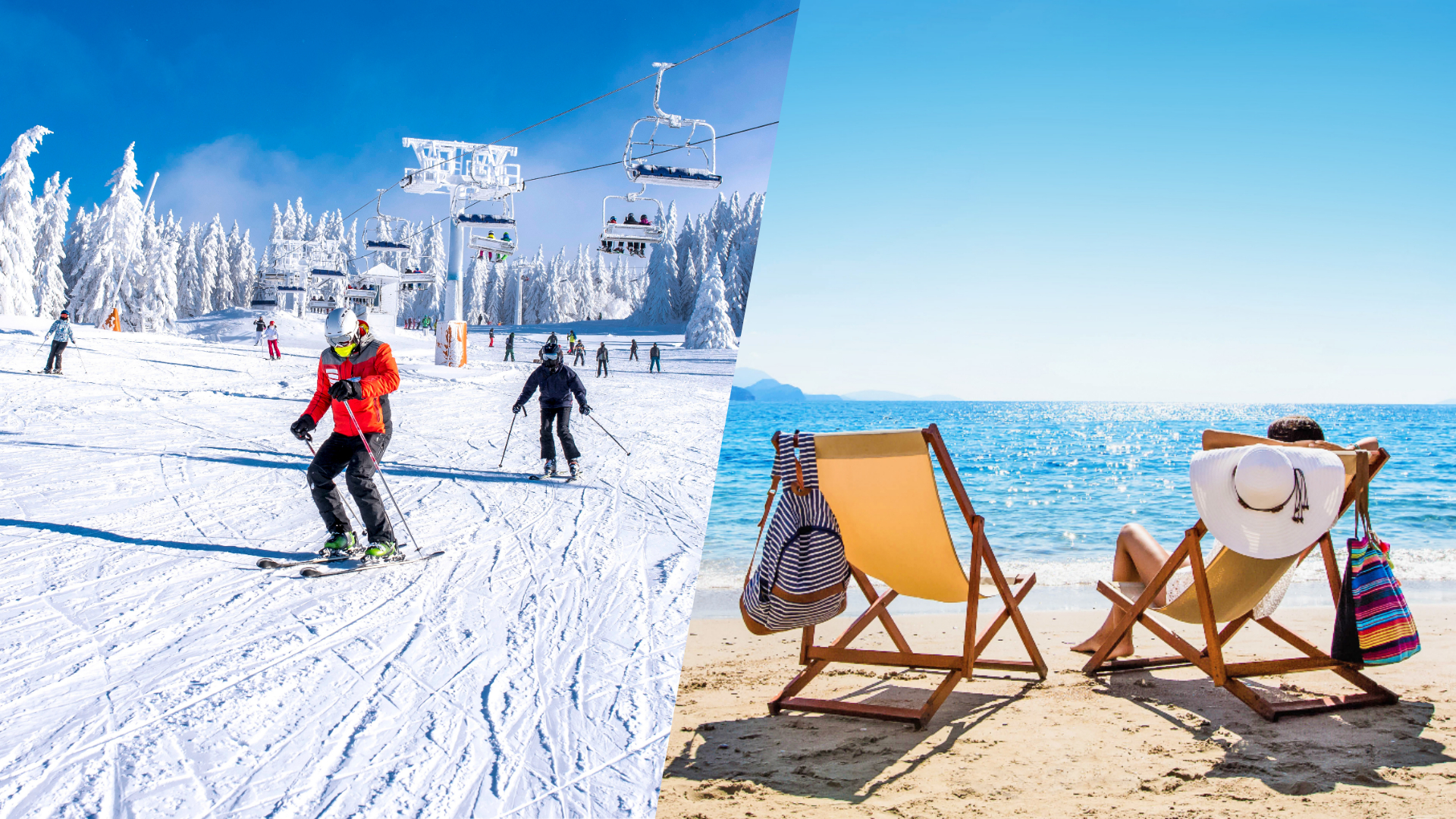 Vacances d’hiver : au soleil ou à la neige, le cœur des Français balance