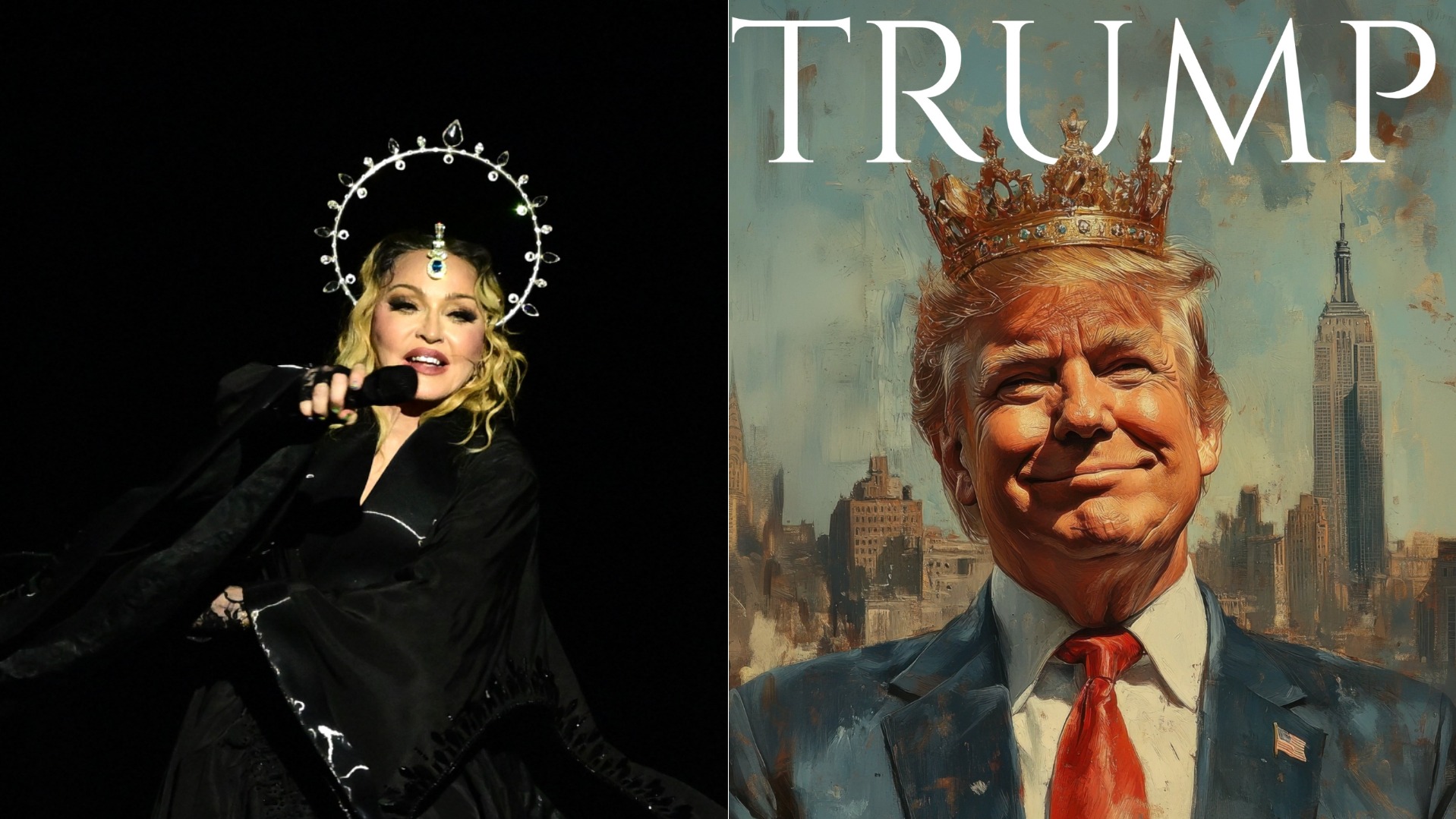 Madonna donne une leçon d’histoire américaine à l’autoproclamé « roi » Donald Trump