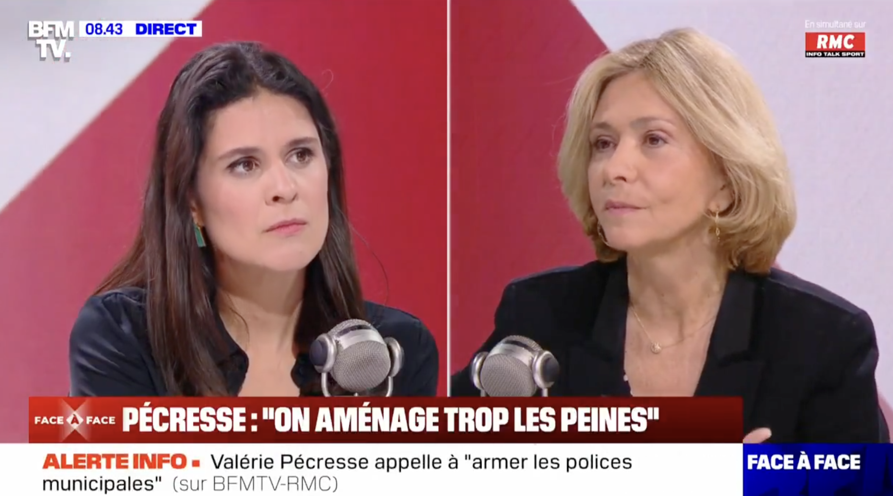 “Je vous sens presque émue” : Valérie Pécresse fend l’armure face à Apolline de Malherbe