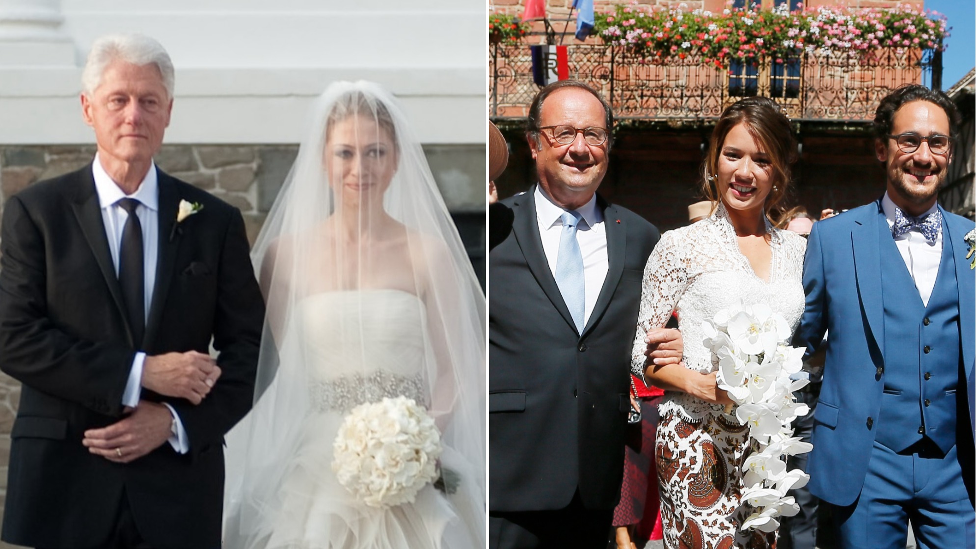 Jacques Chirac, François Hollande... L’émotion des présidents aux mariages de leurs enfants