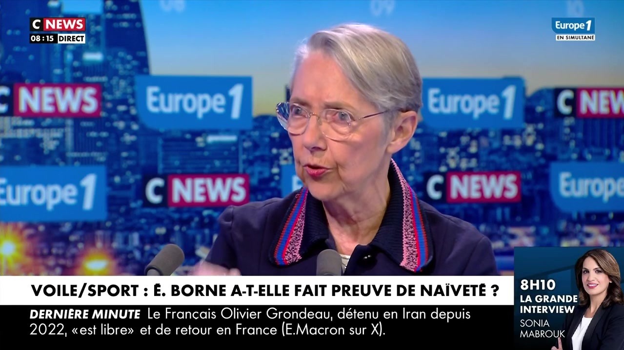 Élisabeth Borne agacée face à Sonia Mabrouk, elle met les points sur les i : “Je n’ai aucune leçon à recevoir de personne”