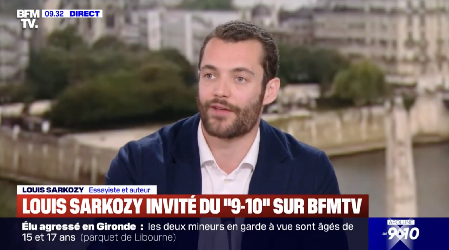 “C’est pas drôle” : Louis Sarkozy attaqué par Paul de Saint Sernin, il répond sèchement