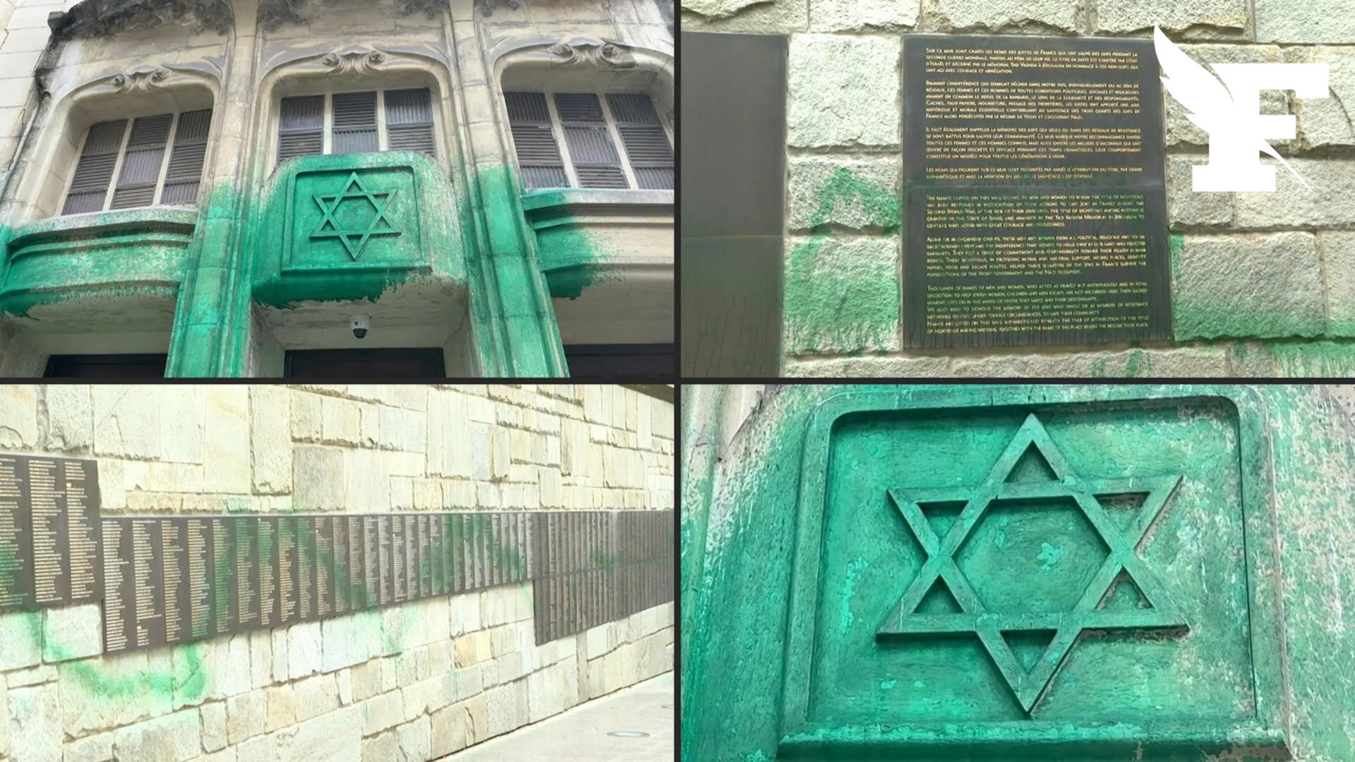 Vandalisme contre des lieux juifs : le président israélien «consterné», l'ambassade israélienne souligne un contexte de «discorde» avec Paris
