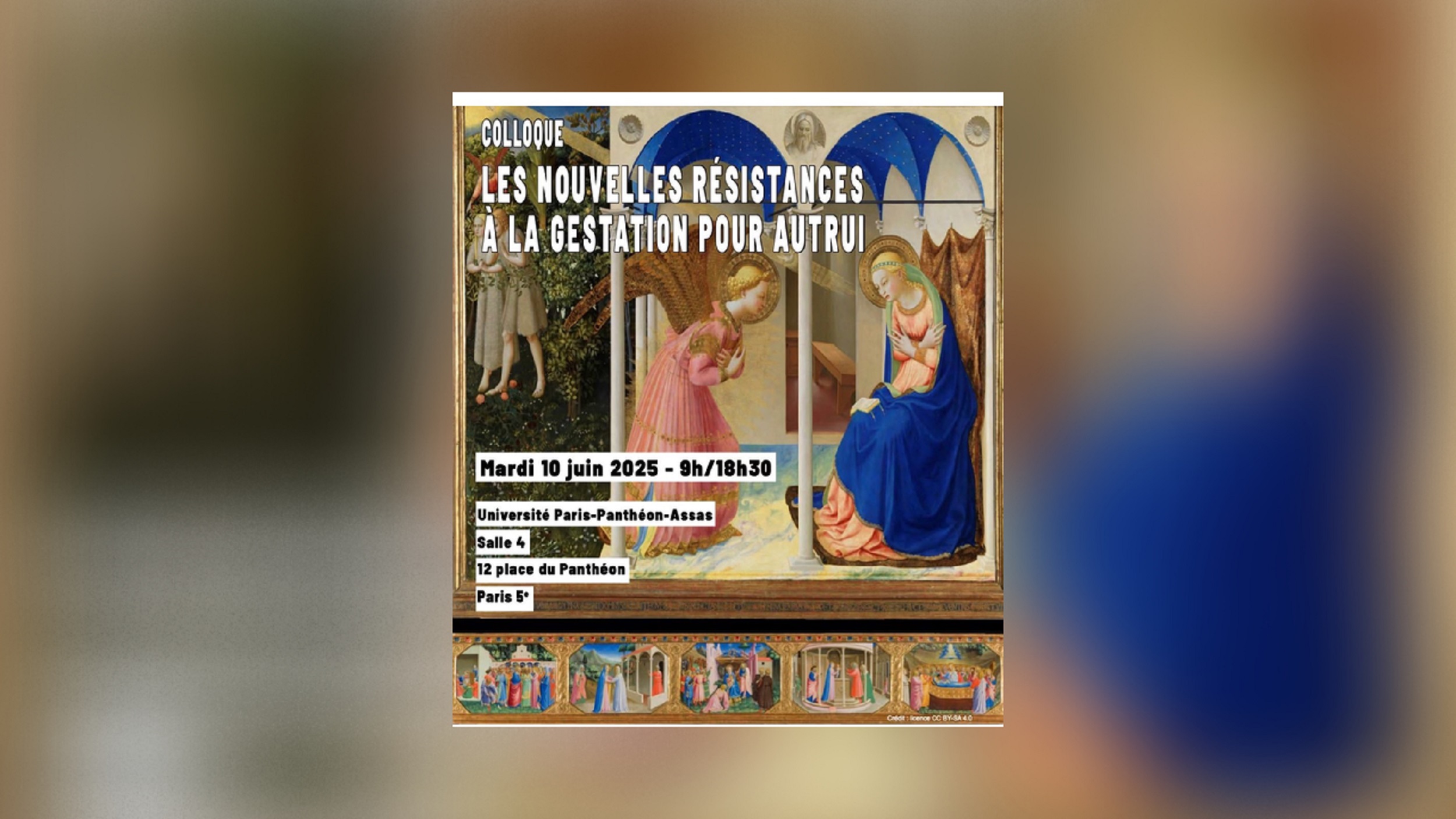 Colloque sur la GPA à Assas : le président de l’université dénonce le choix inutilement provocateur de l’affiche