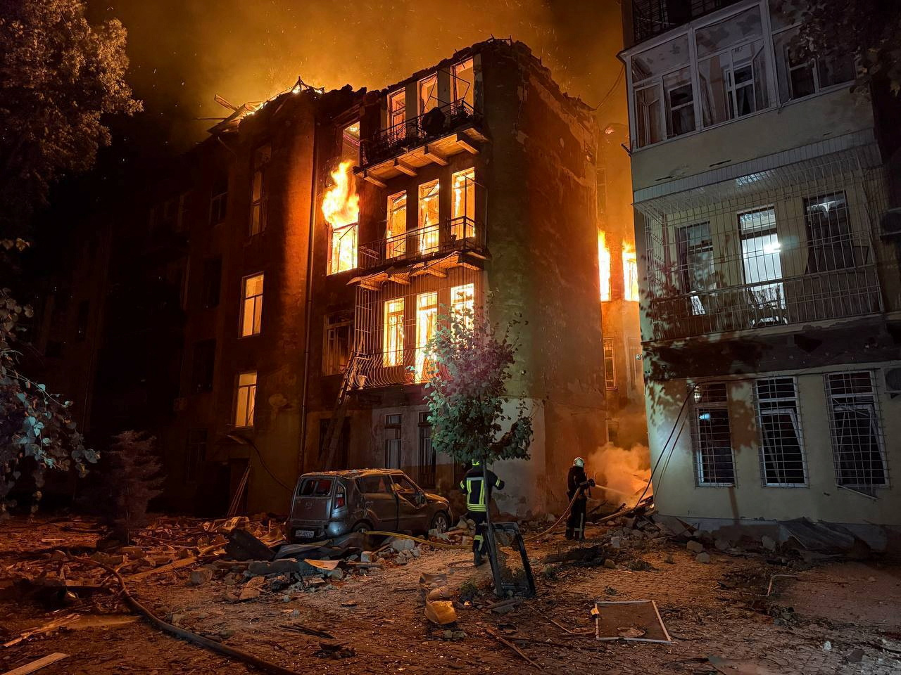 Guerre en Ukraine : un mort et 14 blessés dans des frappes de drones russes à Odessa