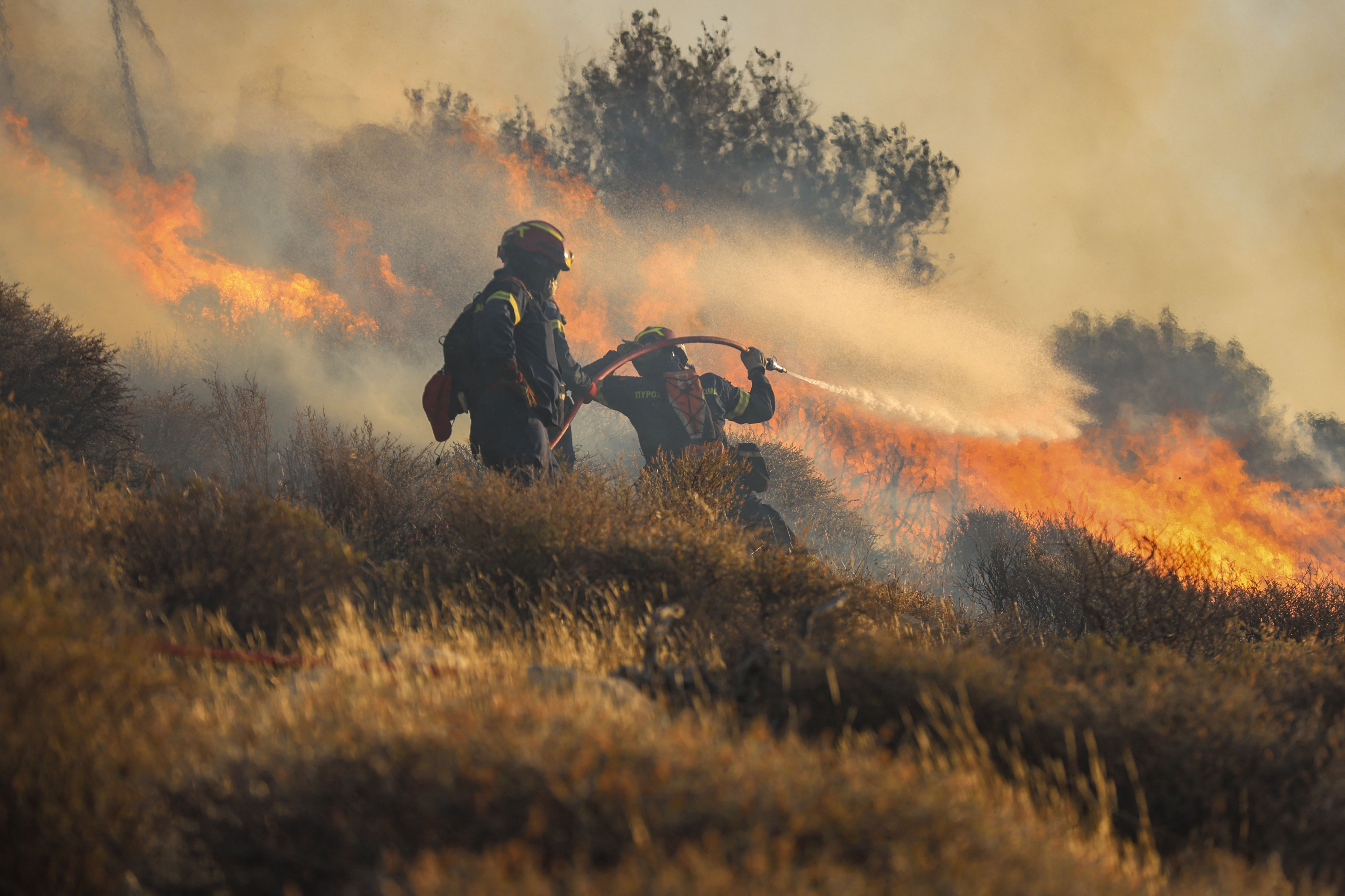 Grèce : plus de 1500 évacuations après un violent incendie dans le sud-est de la Crète