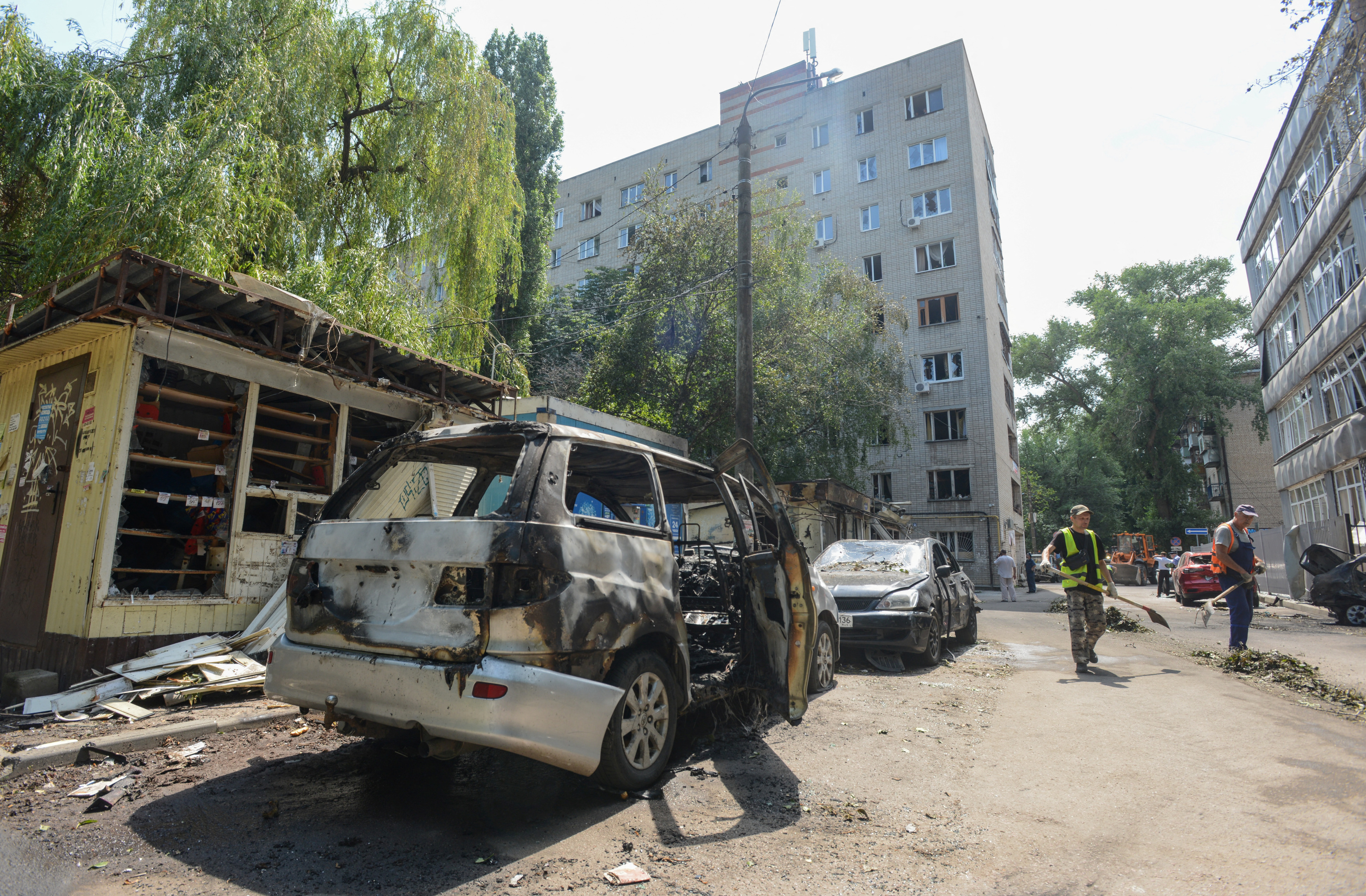Guerre en Ukraine : au moins onze blessés dans des attaques russes nocturnes