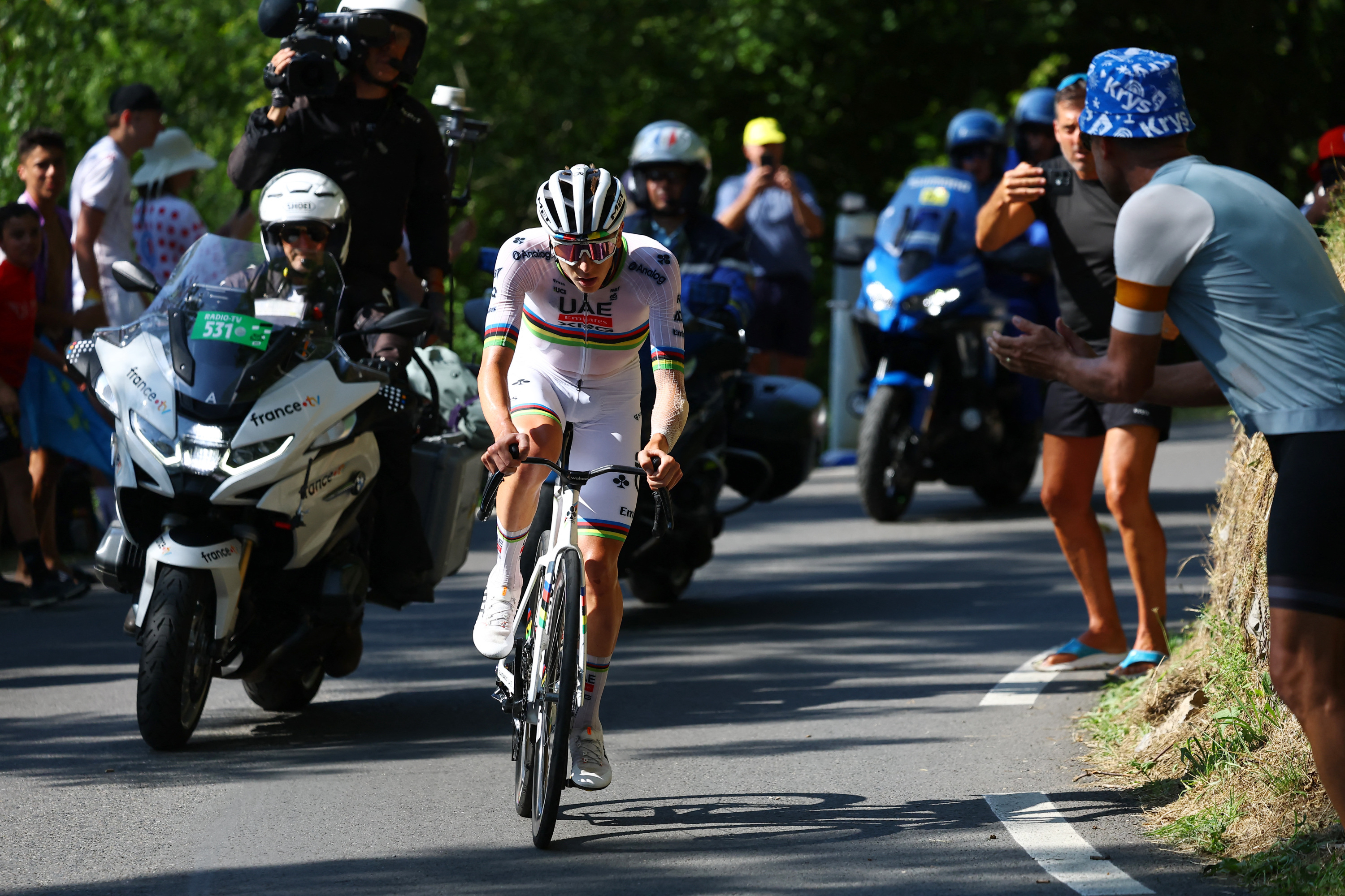 Tour de France : où situer la performance de Pogacar dans les records de montée vers Hautacam ?