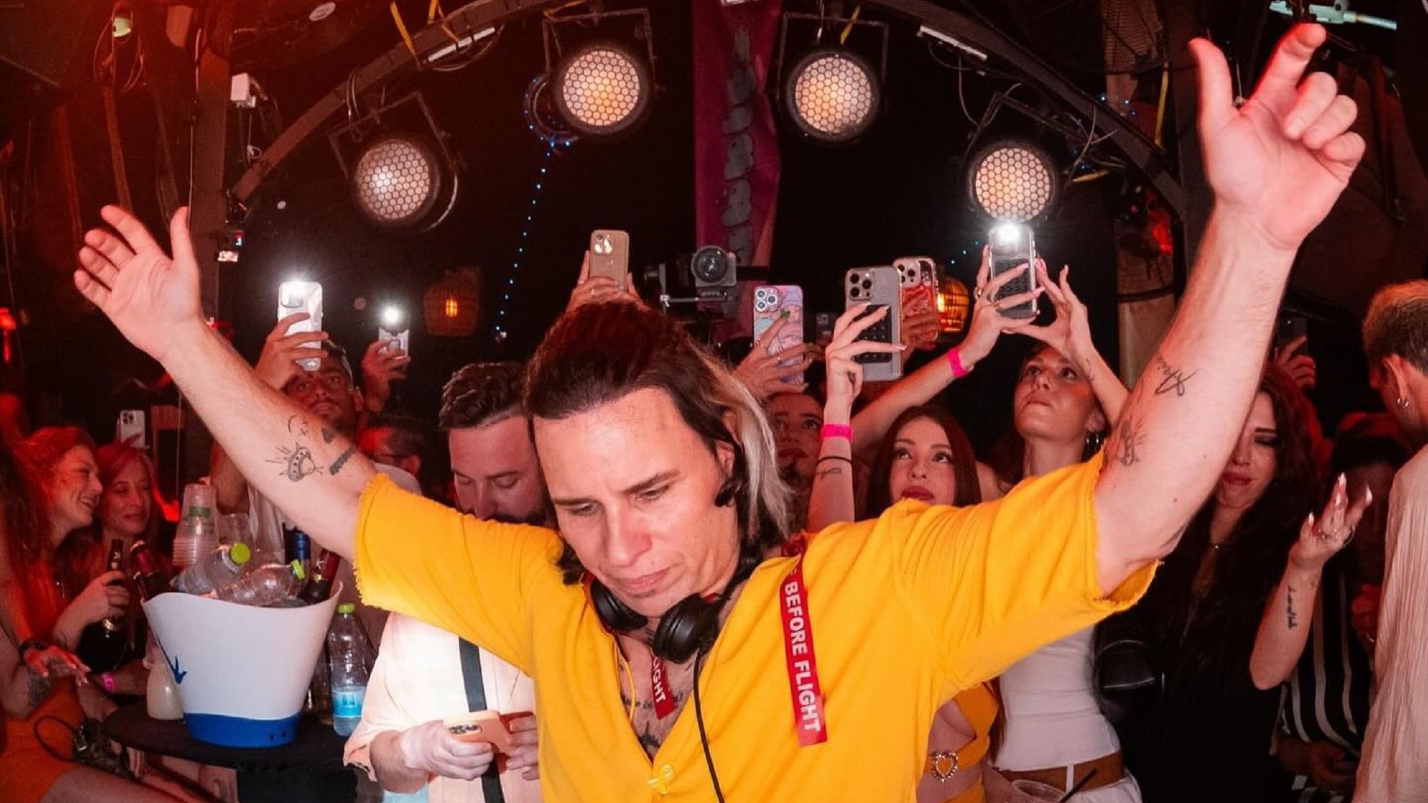 A news report a facade protecting her hidden pleasures