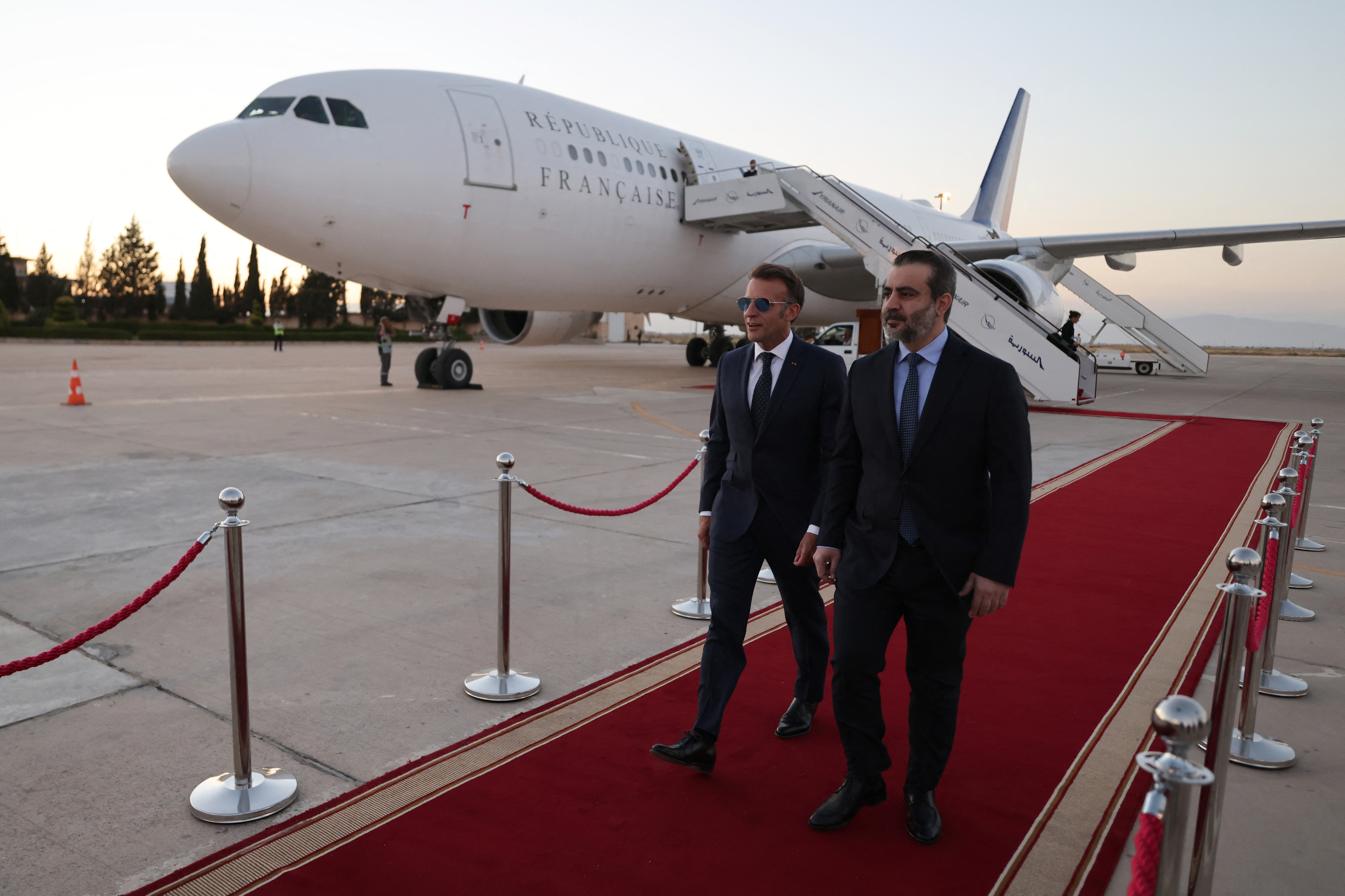 De la Grande Mosquée des Omeyyades au mont Qassioun, Emmanuel Macron au chevet d’une Syrie qui «renaît»