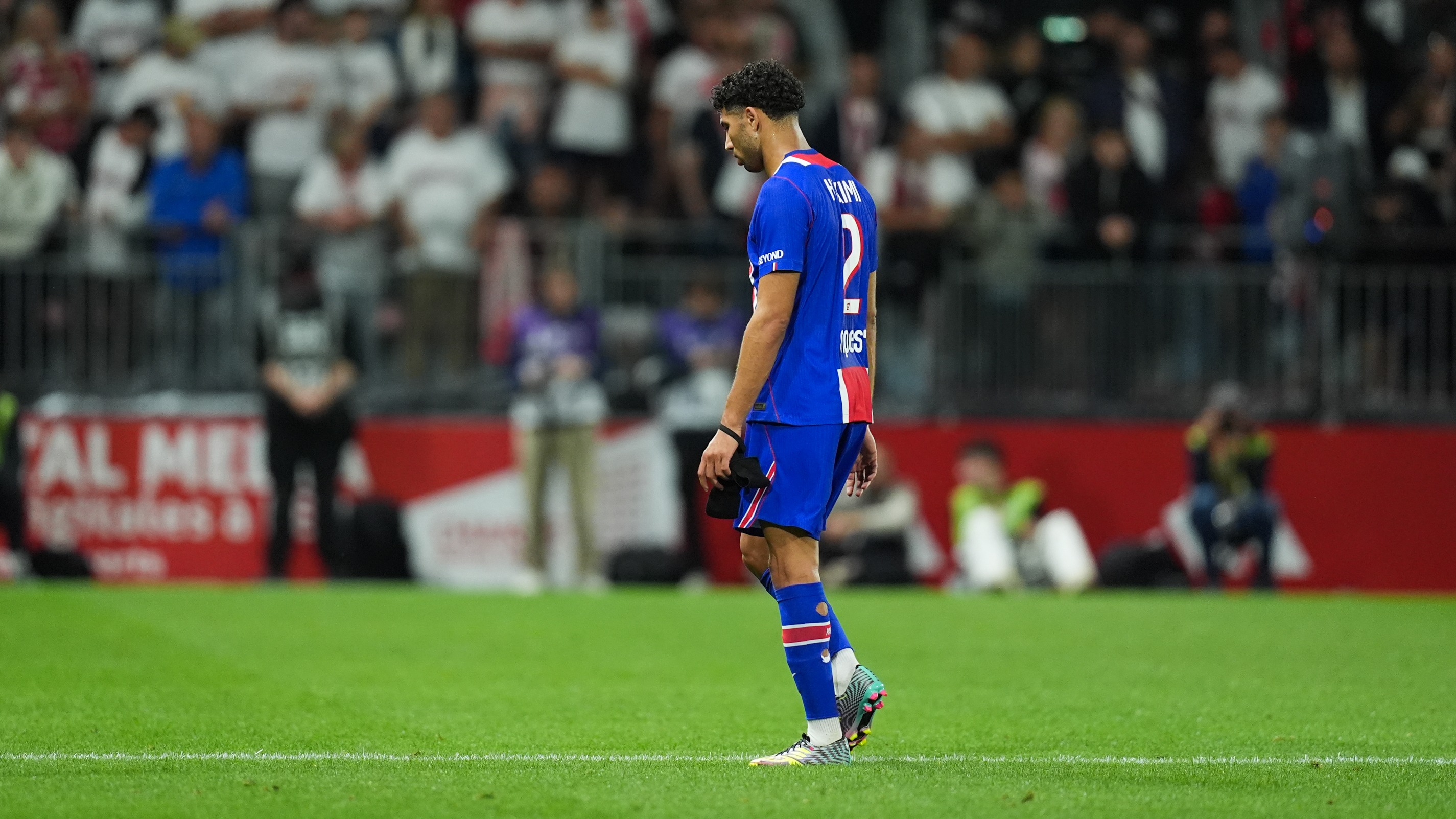 PSG : Hakimi touché à la cuisse droite, un nouveau point attendu dans la semaine