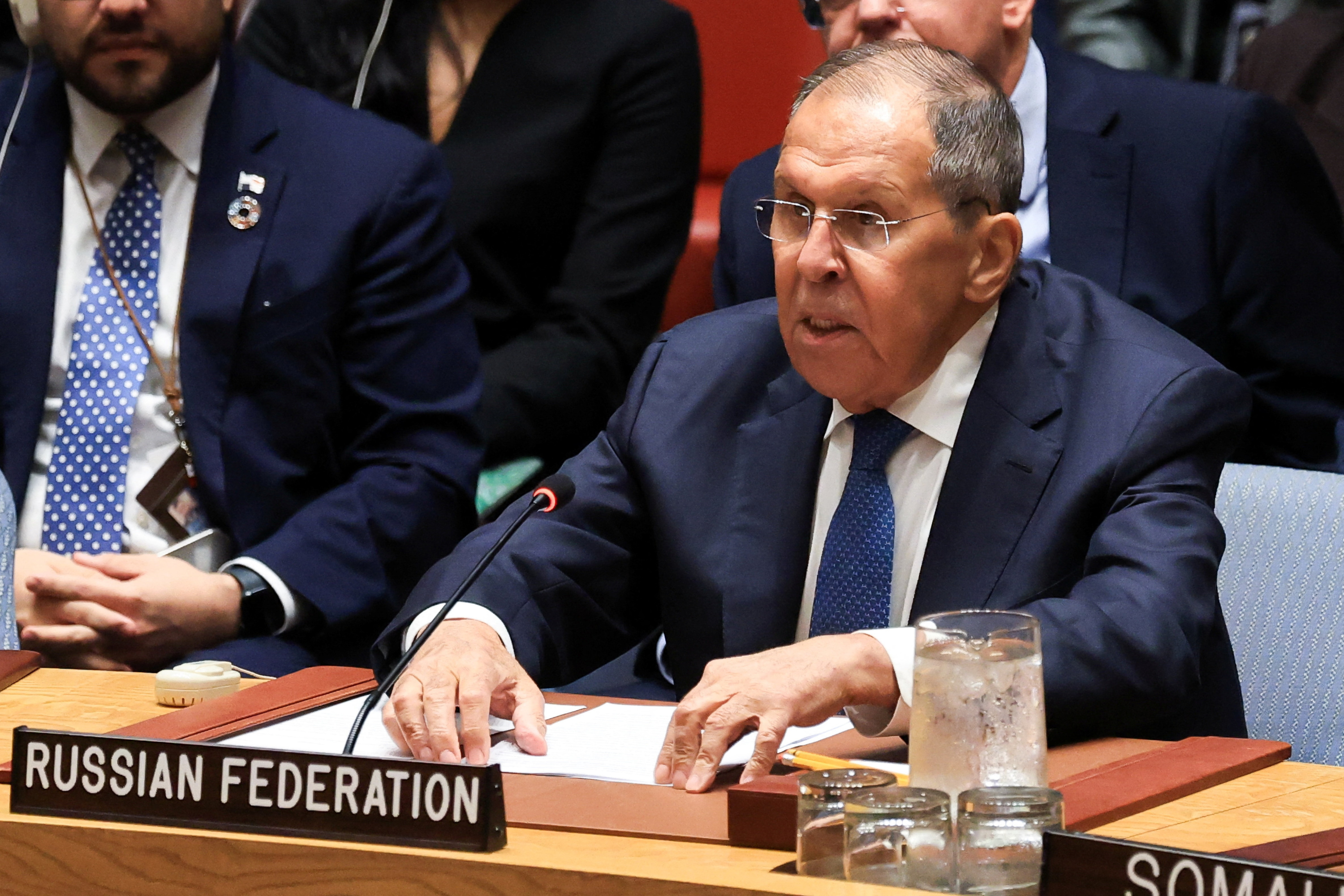 Une première depuis le début de la guerre en Ukraine : Sergueï Lavrov, le chef de la diplomatie russe, a rencontré son homologue allemand à l'ONU