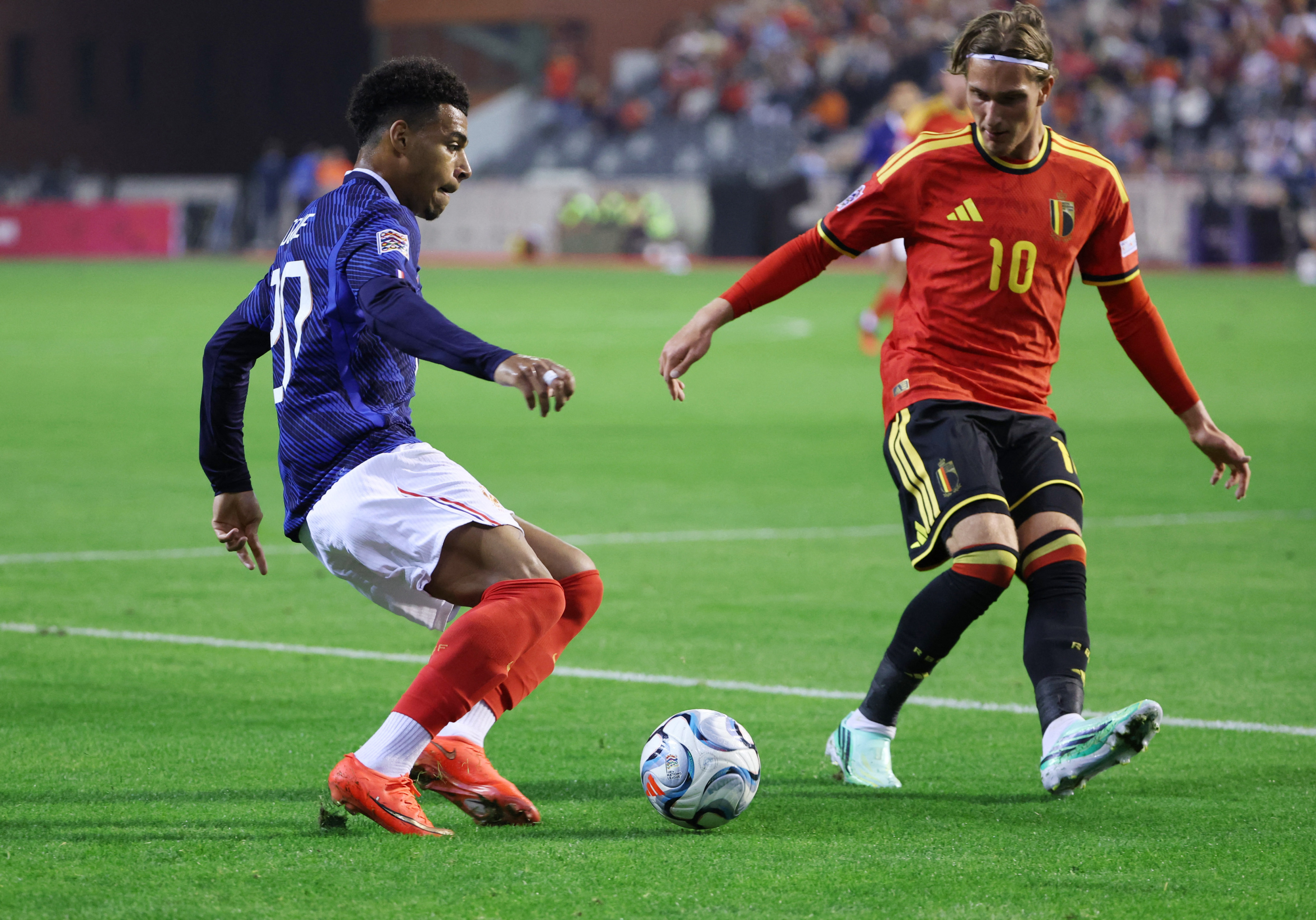 Belgique-France : victoire des Bleus, les joueurs formés au Stade Rennais brillent