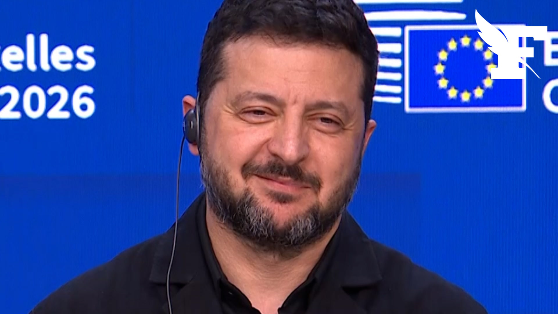 Volodymyr Zelensky, «bouc émissaire» de Donald Trump ? Sa réponse déclenche les rires de l’assistance à Bruxelles