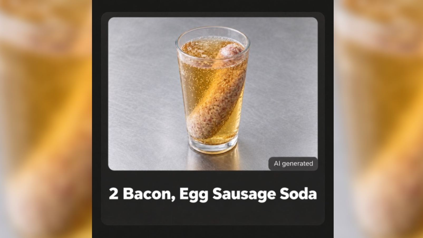 Soda au bacon, veste aux motifs de pommes de terre… L’outil IA de Just Eat pour générer des photos de plats vire au fiasco サムネイル