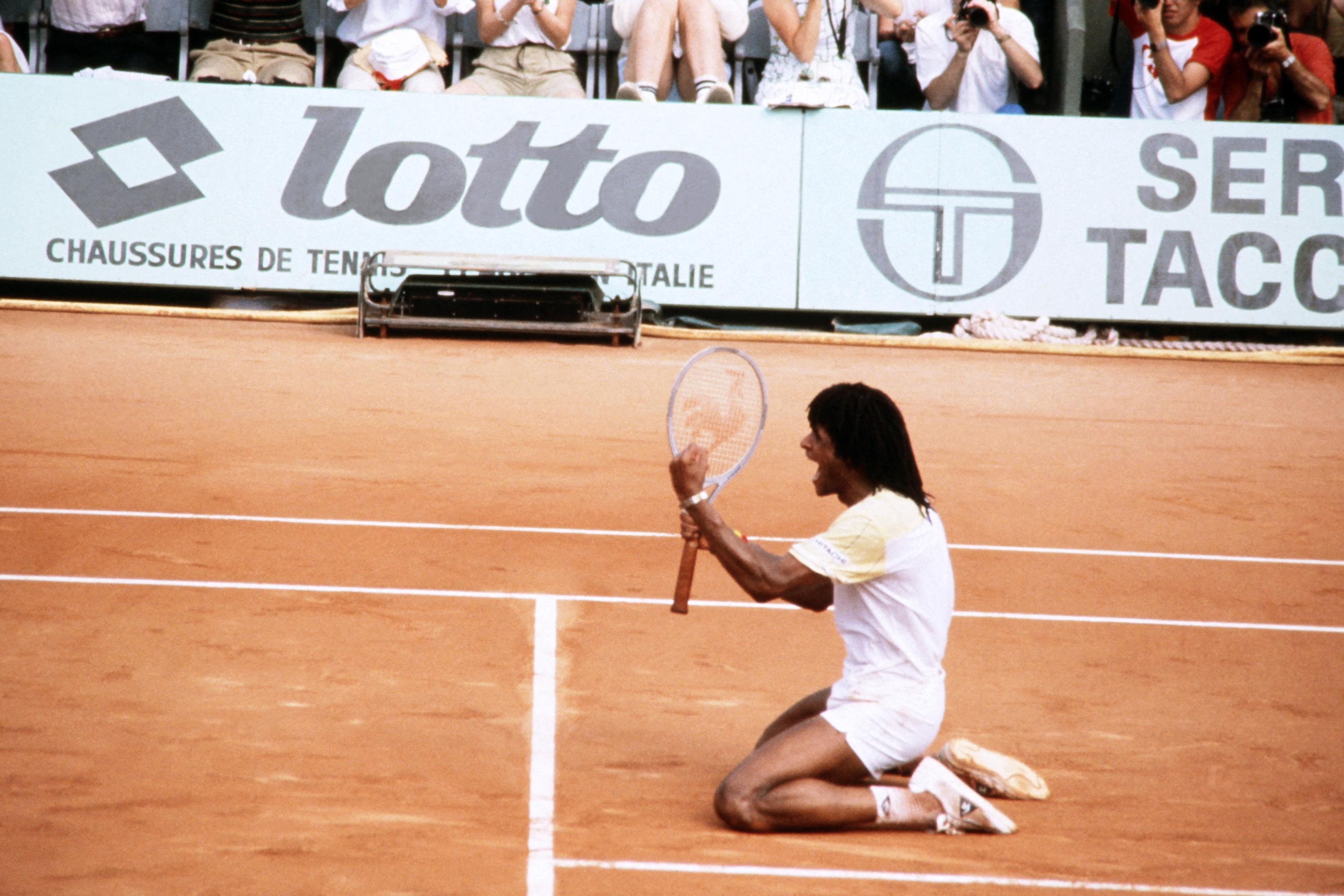 RolandGarros 5 juin 1983, il y a 40 ans, Yannick Noah faisait