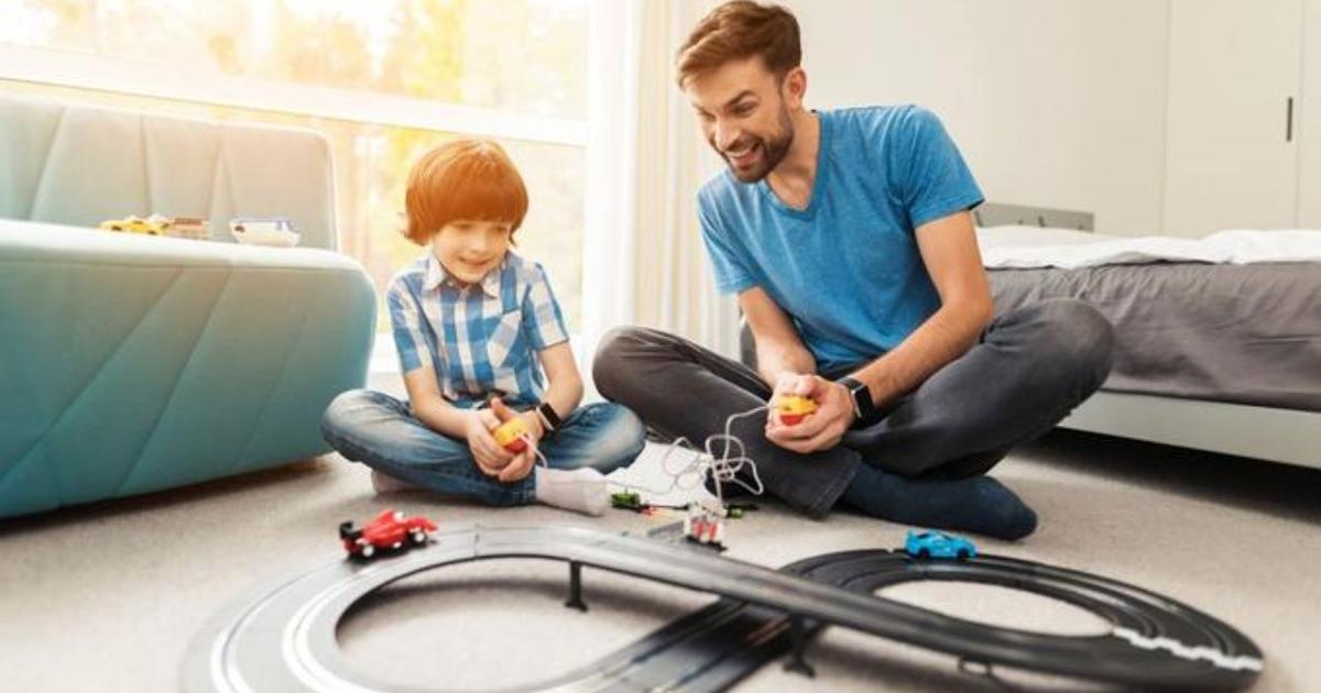 Train Électrique Télécommandé Led Avec Circuit Adulte Enfant