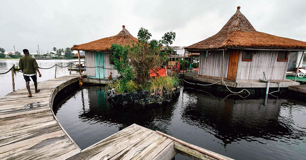 L’«île flottante», un coin de paradis fait de déchets plastiques près d