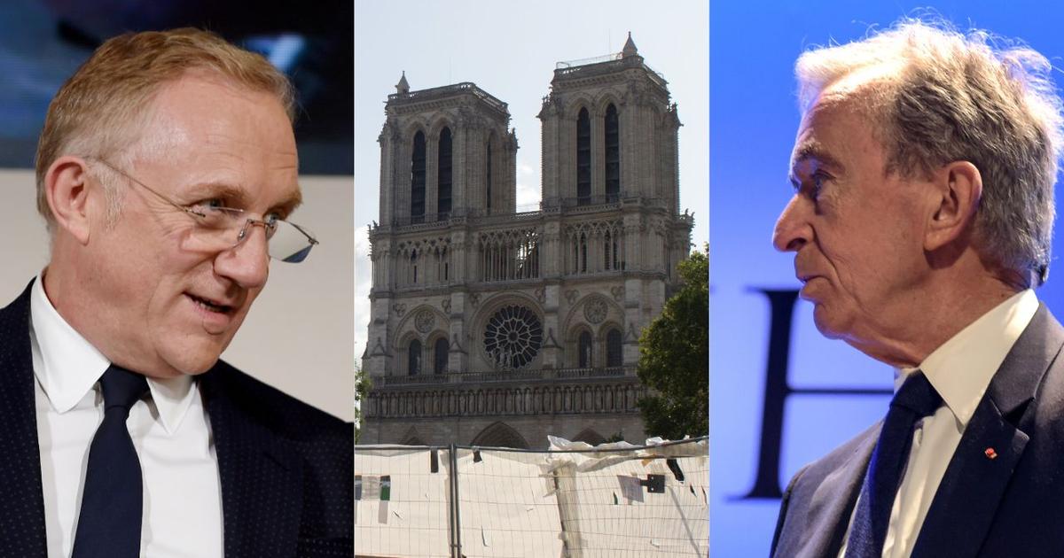 Arnault et Pinault confirment leurs dons pour la restauration de Notre-Dame