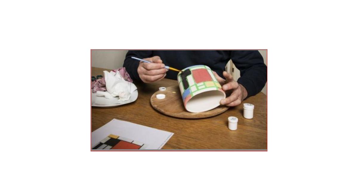 Thermomètre Céramique à Peindre Soi-même - Bisque Blanc - Sans Thermo-inclus