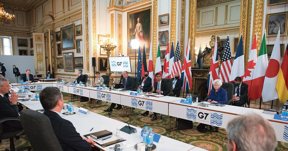 Ultimes Tractations Au G7 Sur L’impôt Minimum Mondial Sur Les Bénéfices