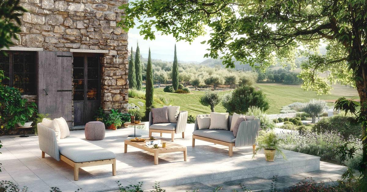 Le mobilier de jardin décore nos extérieurs - tendance 2023 - Option  d'Intérieur