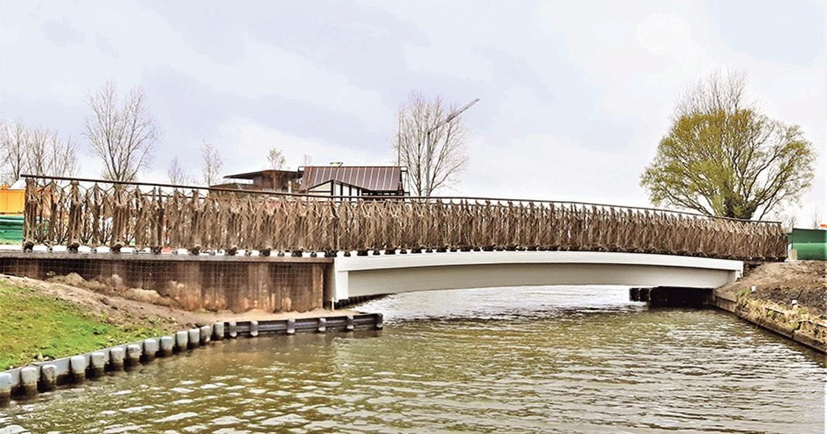 Eerste vlasbrug ter wereld geopend in Nederland