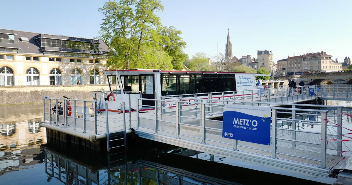 À Metz, les usagers vont bientôt pouvoir voguer en bateau-bus