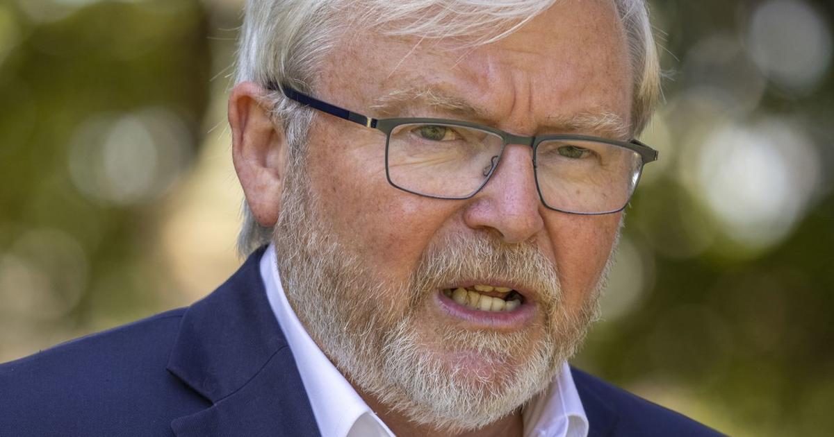 Kevin Rudd Moustache Kevin Rudd: «Xi Jinping a pour objectif de conquérir Taïwan par la ...