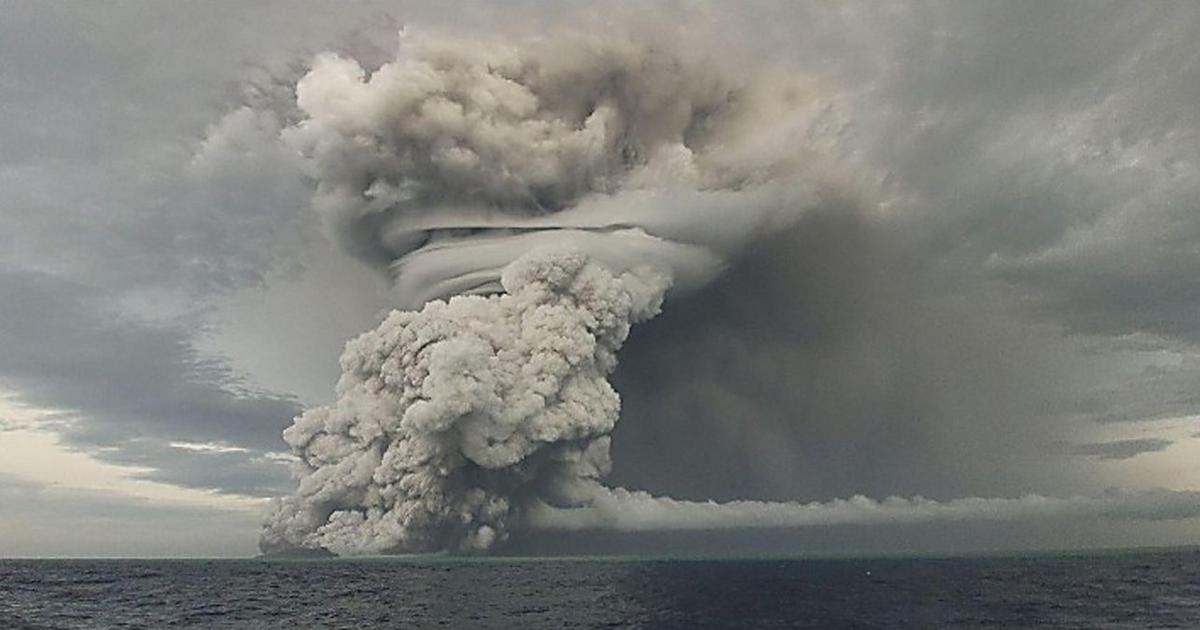 Record eruption for Hunga Tonga underwater volcano Time News