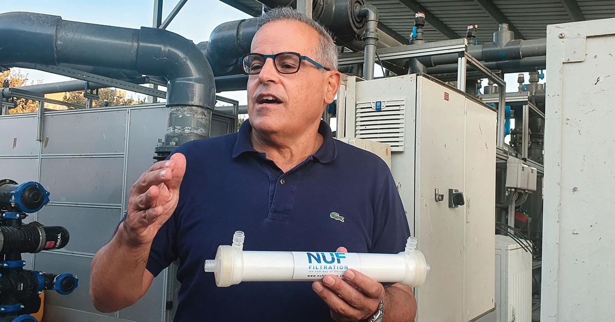 When dialysis filters treat wastewater and cow dung from the Golan