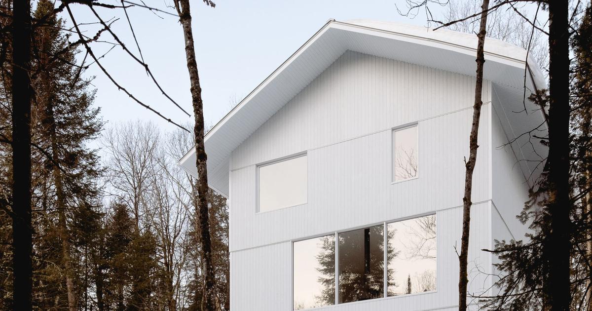 Ce chalet à la mode austro-canadienne disparaît dans son environnement