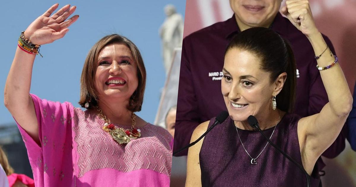 En México hay duelo de mujeres entre Claudia Sheinbaum y Xochitl Gálvez por las elecciones presidenciales
