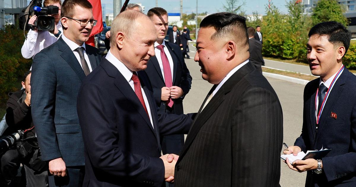 Vladimir Putin And Kim Jong Un Appear As Best Friends In Vostochny