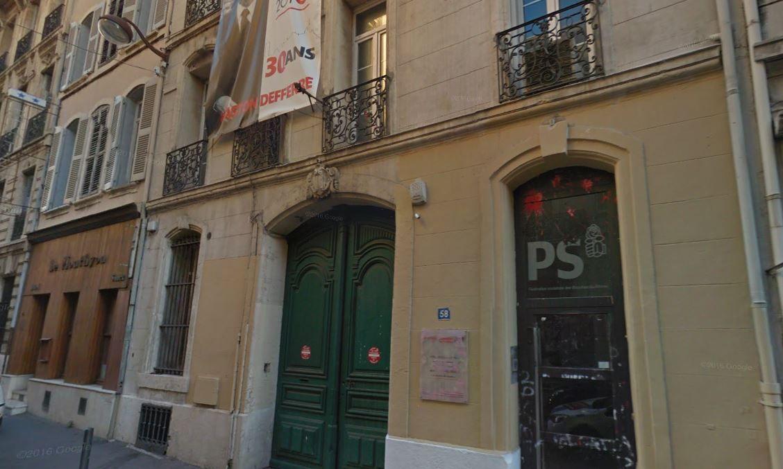Le siège de la Fédération du PS des Bouches-du-Rhône, à Marseille - Capture d’écran via Google Maps