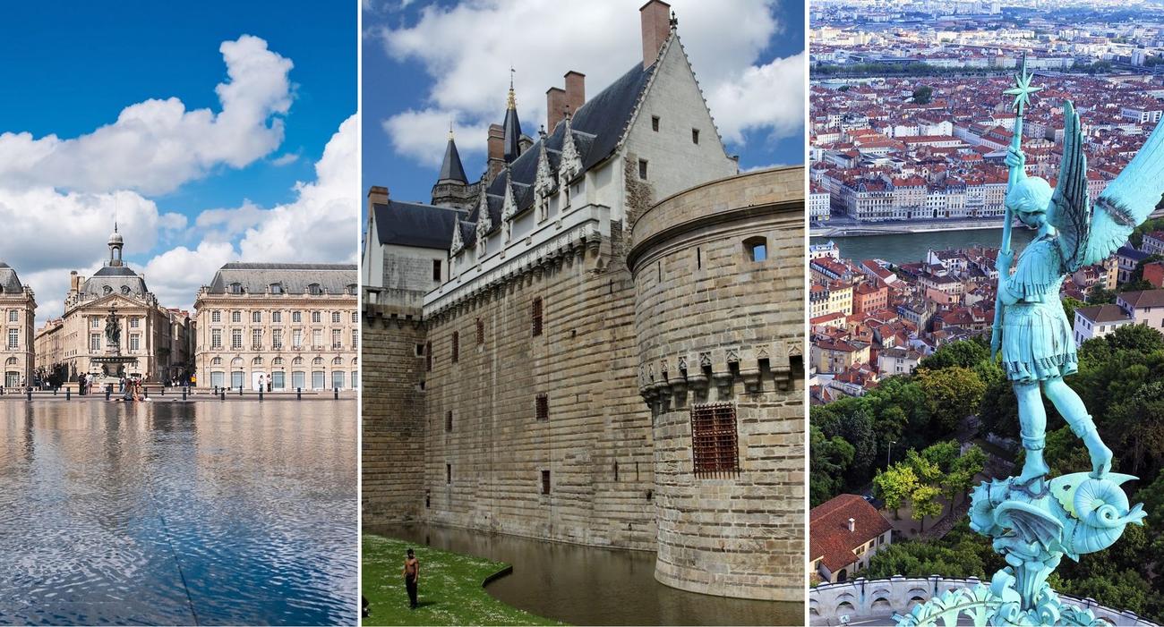Focus sur les trois villes qui constituent le trio de tête des villes préférées des cadres parisiens selon l’enquête annuelle de Cadremploi. Direction Bordeaux, Nantes et Lyon.