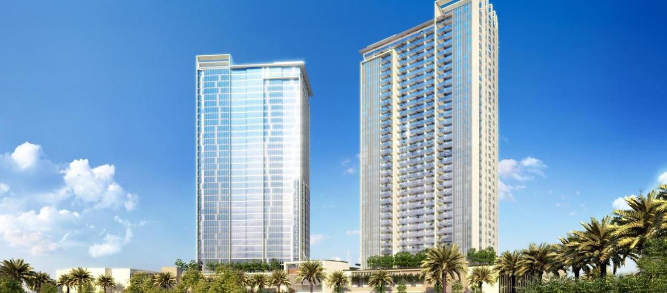 Le programme immobilier compte 2 tours de 40 étages. Crédit: Aston Plaza & Residence.