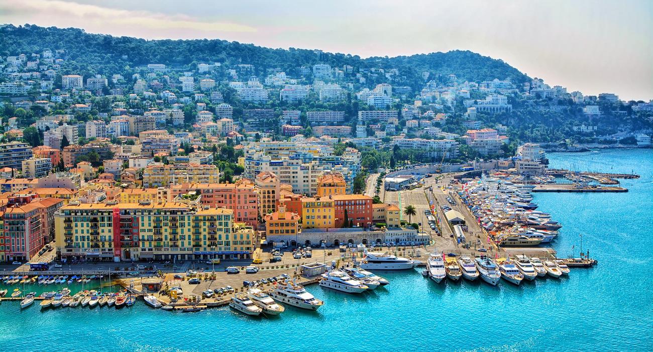 Vue panoramique sur la ville de Nice
