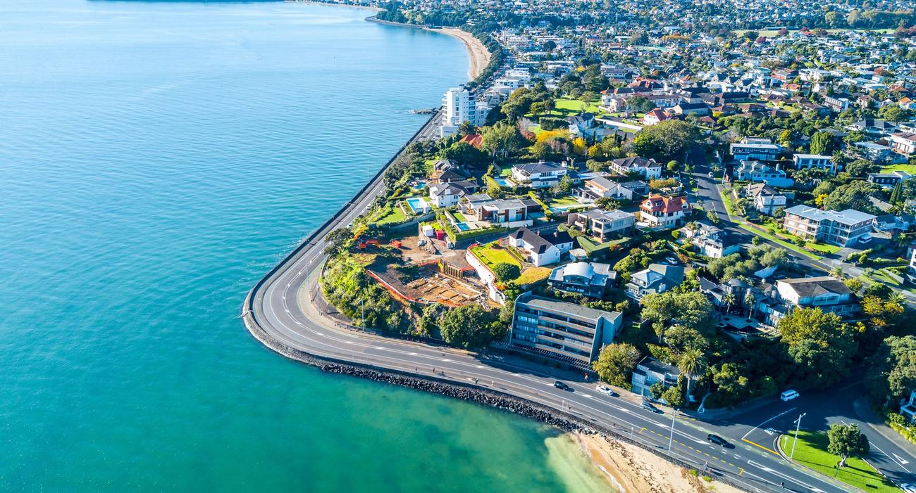 La ville d’Auckland, en Nouvelle-Zélande.