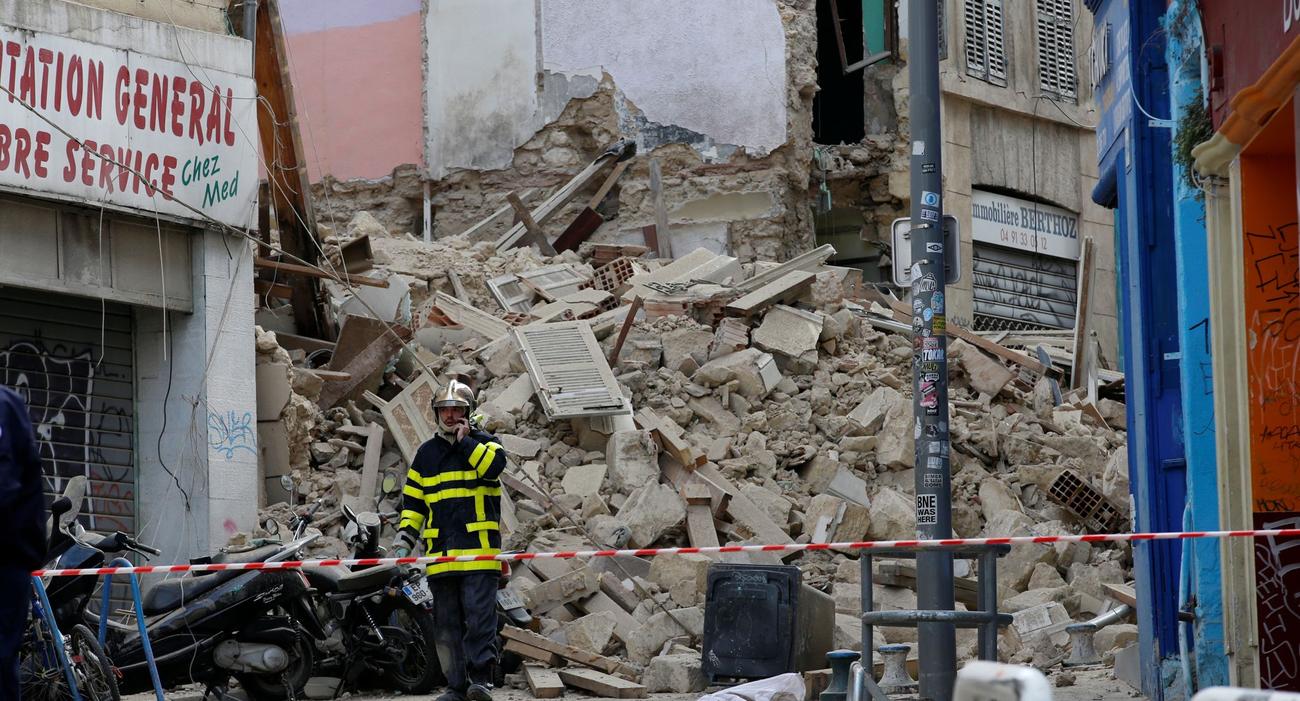 C’est dans le prolongement de l’effondrement d’immeubles à Marseille (notre photo d’archives) que la Fondation Abbé Pierre a mûri son appel.