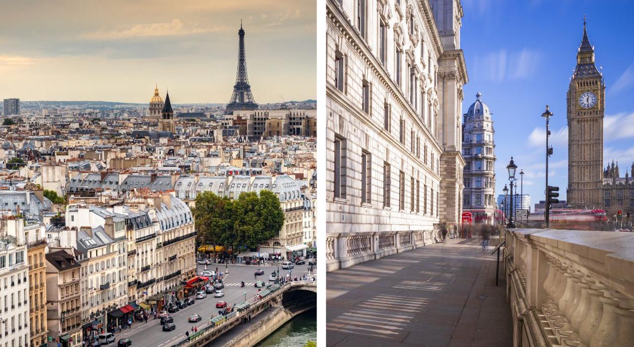 Au coude-à-coude, Paris et Londres sont les deux villes d’Europe où les loyers moyens sont les plus élevés