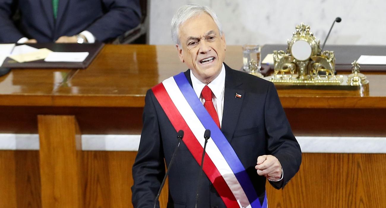 Le président du Chili Sebastian Piñera